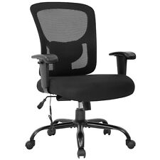 Big And Tall Office Chair 400lbs Wide Seat Mesh Desk Chair Massage Rolling Swive