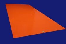 Delrin Acetal Sheet Orange Pom 116 .062 Thick X 24 Width X 48 Length