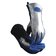 Caiman 1524 Migstick Welding Gloves Cowhide Palm L Pr