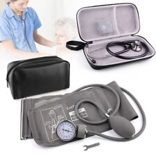 Manual Blood Pressure Monitor Bp Cuff Gauge Aneroid Sphygmomanometer Stethoscope