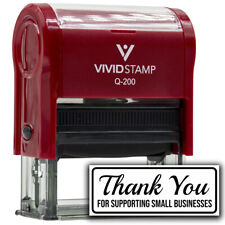All Quality Thank You For Supporting Small Businesses Self-inking Rubber Stamp