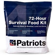 4patriots 72-hour Food Supply Kit - Survival - Emergency 16 Servings