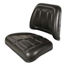 Seat Cushion Set - Vinyl Black Fits Massey Ferguson 360 399 290 390 398 240 375