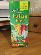 Wylers Italian Ice Freezer Bars-2 Boxes-6 Bars Ea.-original Flavors