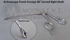 Arthroscopy 4 Mm Punch Forceps 30 Right Curve Shaft Lenght 13cm Orthopedics
