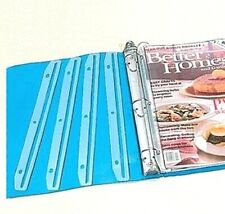 12 Plastic Magazine Catalog Holder Organizers For 3 Ring Binder Clear Clever Nib