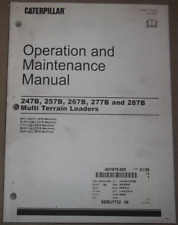 Cat Caterpillar 247b 257b 267b 277b 287b Skid Steer Operation Maintenance Manual