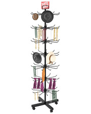Retail Display Stand 7 Tier For Store Display Movable Shop Spinner Jewelry Keyri