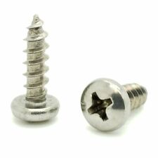 100 Qty 10 X 58 304 Stainless Steel Phillips Pan Head Wood Screws Bcp809
