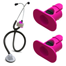 2 Pack Of Hotpink Stethoscope Tape Holders - Littman Nursing Scrubs Ems Emt