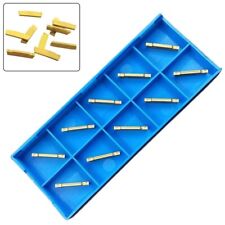10 Grooving Cut Off Carbide Turning Inserts For 1.5mm Lathe Turning Tool Holder