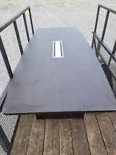Long Wooden Conference Table 92 X 33 X 29 Preowned