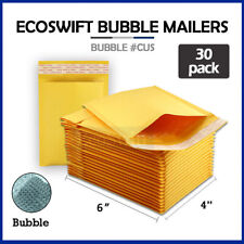 30 0000 4 X 6 Ecoswift Small Self Seal Kraft Bubble Mailers Padded Envelopes