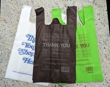 Non Woven Grocery Retail T-shirt Shopping Reusable Bags 20-100 Free Shipping