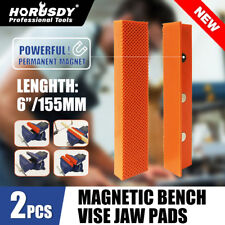 4.56 Vise Soft Jawsvice Jaw Magnetic Reversible Pads Universal 2 Sets In 1