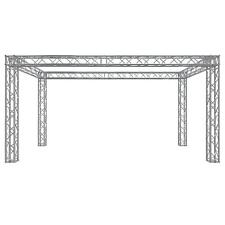 Global Truss Tb-10x20 Square Trade Show Booth With Ujb Corners F34-002
