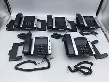 Lot Of 5 Polycom Vvx 601 Ip Gigabit Phone 2201 48600-001 No Ac Adapter Stand
