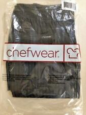 New Pin Stripe Chef Pants 4 Pocket Black Chefwear Cw3100 Cw50 Multiple Sizes