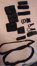 Black Tactical Nylon Policesecurity Guard Duty Belt Plus Extras