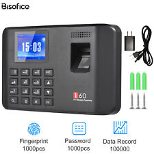 Bisofice Fingerprint Time Clock Password Attendance Machine For Employee L1d9