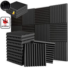Lot 72 Pack 12x12x1 Acoustic Foam Panel Wedge Studio Soundproofing Wall Tiles