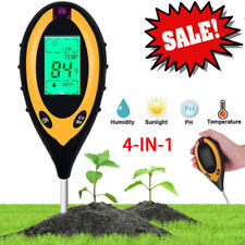 4 In 1 Ph Tester Soil Water Moisture Light Test Meter For Garden Plant Seeding