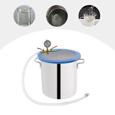 5 Gallon Tempered Glass Lid Vacuum Chamber Vacuum Degassing Chamber Low Noise