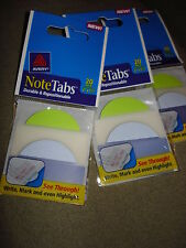 Avery Note Tabs 2x1.5 20 Pack Lot Of 3 16297