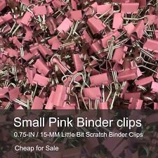 Small Binder Clips 0.75-inch 19mm Paper Clips 20 - 40 - 120 - 240 Pcs Each Bag