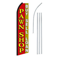 Pawn Shop - Advertising Sign Swooper Feather Banner Flag Pole Only