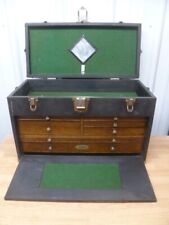 Vtg Machinist Tool Chest H. Gerstner Sons 7 Drawers 13t X 20l X 9.25w