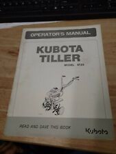 Original Oem Kubota At25 Tiller Manual J-2135