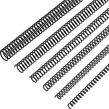 120 Pack Plastic Spiral Binding Coils Binding Kit Spirals Multi Size Spiral