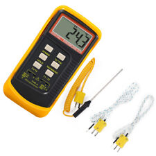 Dual Channel K Type Digital Thermocouple Sensor Thermometer Measurement Gauge