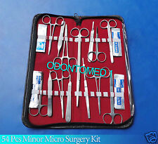 54 Pcs Minor Micro Surgery Suture Set Surgical Kit Instruments