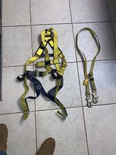 Dbi Sala Delta I-safe Full Body Safety Harness Yellow Large Used W 6 Ft Strap