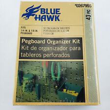 Blue Hawk Peg Mount Hooks Hangers 43 Pieces 0267955 Vintge Nos Factory Sealed