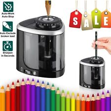 Automatic Electric Pencil Sharpener For Kids Battery Operated School Office Home