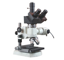 1200x Trinocular Reflected Light Microscope W Xy Stage Geology Polarizing Kit