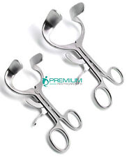 Dental Mouth Gag 4.5 5.5 Surgical Mouth Opener Stainless Steel 2 Instruments