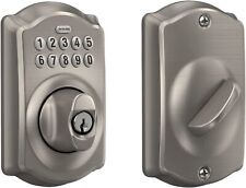 Schlage - Be365 Cam 619 Camelot Keypad Deadbolt Electronic Keyless Entry Lock