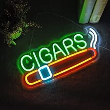 Cigar Led Dimmable Neon Sign Bar Cafe Wall Light Art Desk Top Bedroom Home Decor