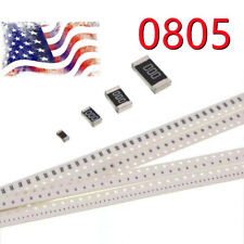 10 Pcs 0805 Smd Resistors Kit 1 0 Ohm-10m Ohm Choose From 170 Values Smt