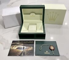 Authentic Rolex Explorer Watch Box 16570 114270 Complete Set Holder Booklet Tag