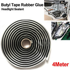 4m Butyl Tape Glue Roll Headlight Door Led Sealant Retrofit Reseal Strip Rubber