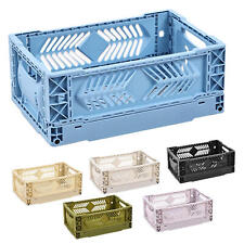 5l Folding Baskets For Desk Organizer Pastel Crate Home Kitchen Bedroom