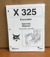 Bobcat 325 Compact Excavator Service Manual Shop Repair Book 2 Pn 6724480
