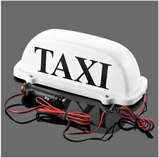 12v Taxi Cab Sign Roof Top Topper Car Magnetic Lamp Led Light Waterproof Us