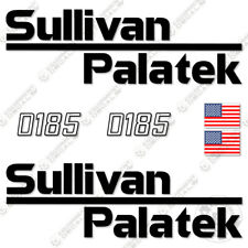 Sullivan Palatek 185 Decal Kit Air Compressor Replacement Decal - 3m Vinyl