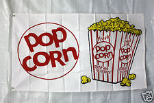Popcorn Flag 3x5 Banner Store Concession Business Advert Free Shipping